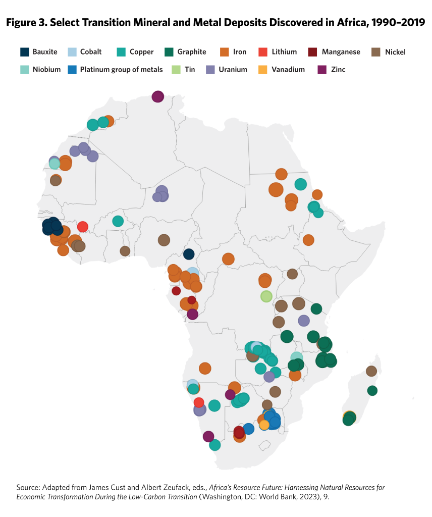 Pan-African Insights A map of Morocco highlighting phosphate mines, cobalt reserves, and major ports like Tangier Med, illustrating the country’s strategic position in global mineral trade and green technology supply chains.