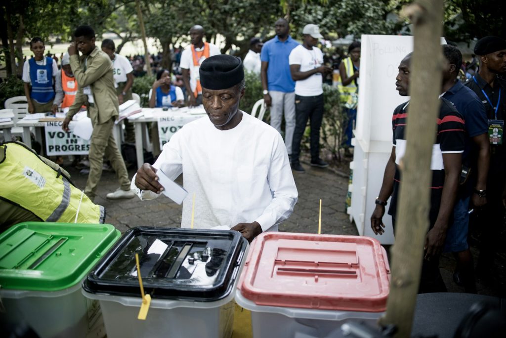 Tanzania elections ballot box with voters under ruling party control