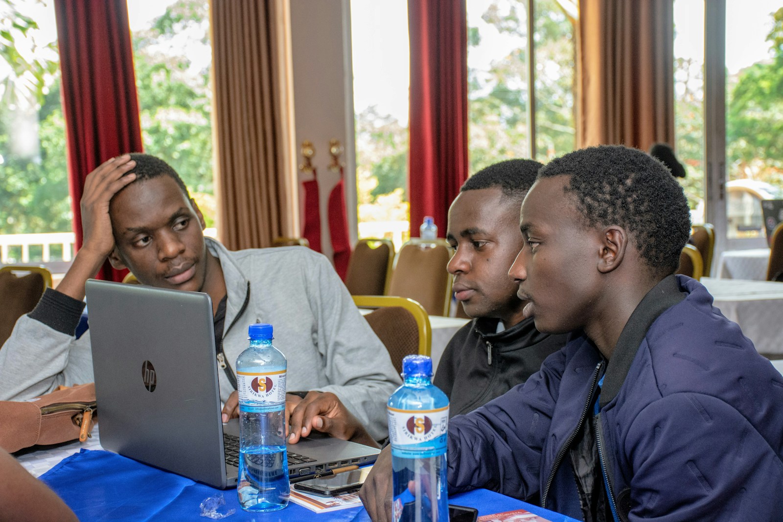 Youth green tech in Africa collaborating on sustainable projects