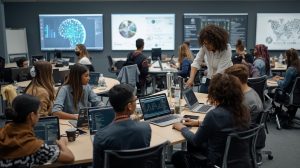 AI Education: University students learning AI with critical thinking and collaborative projects